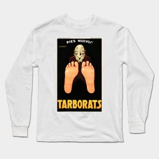 TARBORATS Pies Nuevos! New Foot Cream Vintage Advertising Art by Achille Mauzan Long Sleeve T-Shirt